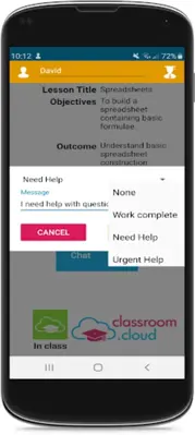 classroom.cloud Student android App screenshot 11